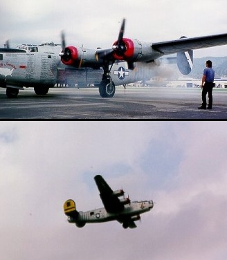[B-24 flying picture]